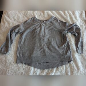 Banana Republic sparkly gray sweater sz M